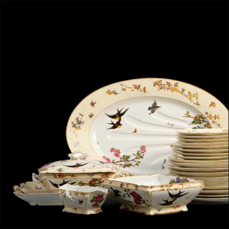 Service de table Haviland Oiseaux 100 pièces