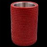 Red rattan wine cooler