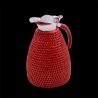 Red rattan thermos 1L