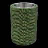 Green rattan wine cooler