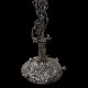 Candelabre bronze argenté 75 cm