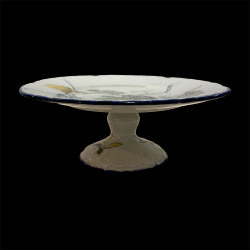 Coupe Service grands oiseaux Escalier de Cristal XIXe D 23,5cm H 9cm