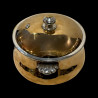 Eden-Roc stars Palace at Antibes 19th large marmite-pot, copper & silver -plate