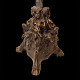 Fratin Bronze Pair of Satyrs Candelholder 19th Century, circa 1850