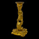 Bougeoir ours accrobates bronze doré Christophe Fratin (1801-1864) H 16cm