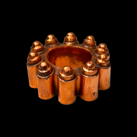 Victorian copper crown mold by W.M Still & Co, London 1903 British Broad Arrow