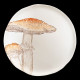 Mushroom Dinner Plate Set for 8