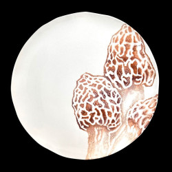 Set assiettes à dessert champignon pour 8