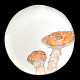 Mushroom Dessert Plate Set for 8