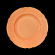 Porcelain Dinner Plate in Salmon Mozart Collection