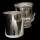 French Art Deco Silver Champagne Buckets Parisian 19th-Century