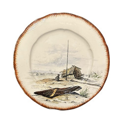 Service hand painted Lepic, Léveillé, Creil & Montereau circa 1889