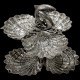 Silver-Plated Seafood Platter, Franco Lapini, Italy, 20th Century