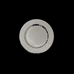 Silver-plated "Martelé Lunaire" bread plate