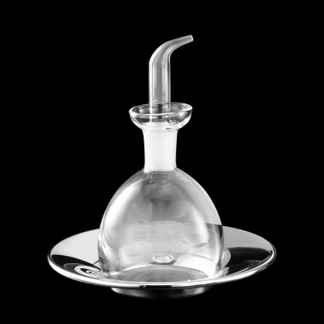 Huilier grand cru en métal et verre