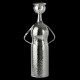 Vase - bougeoir en métal argenté