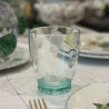 Verre à eau acrylique Lune vert clair