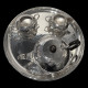 Art Deco hammered silverplate tea set, Sampson Mordan & Co Ltd, 19th