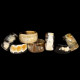 Rond de serviette corne incrustation point en nacre