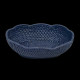 Blue rattan basket