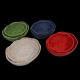 Red rattan basket