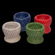 White rattan egg cup