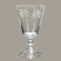 Verre à eau Palmier