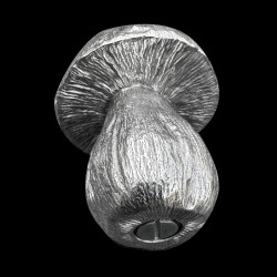 Pair of Salt & pepper shakers Pewter Mushrooms