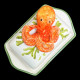 Majolica Octopus butter dish