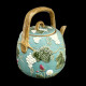 Théière faïence turquoise "George Sand"
