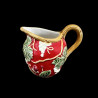 Pot à lait faïence rouge "George Sand"