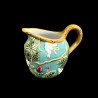 Pot à lait faïence turquoise "George Sand"