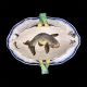Bracquemond Sparrow & White Bellflower plate D 24,5 cm