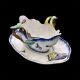 Bracquemond Sparrow & White Bellflower plate D 24,5 cm