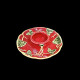Majolica red Egg Cup "George Sand"