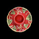 Majolica red Egg Cup "George Sand"