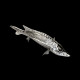 Sturgeon Caviar Server, Franco Lapini, Italy, circa 1980