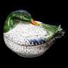 Earthenware duck soup tureen