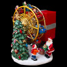 Large Christmas tree Ferris wheel music box