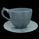 Urchin cup and saucer