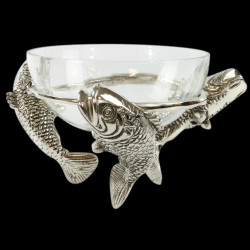 Coupe poisson métal argenté