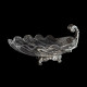 Christofle 19th-Century Crystal Bowl with Rococo Silver Mount