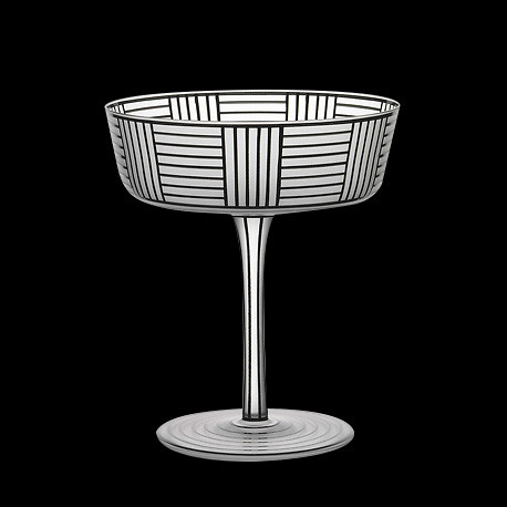 Coupe à champagne collection Hoffmann série B
