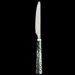 Couteau de table collection cordage vert