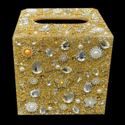 Treasure tissue box Gold