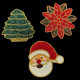 Beaded coaster Christmas father