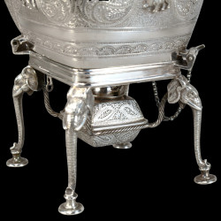 Fine Late 19th-Century Indian-Inspired Silver-Plated Tea & Coffee Service