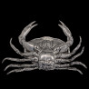 Crab-shaped Caviar Dish in Pewter by Piero Figura