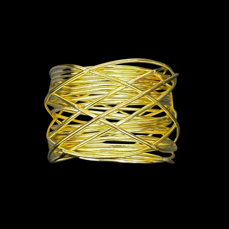 Gold nest napkin ring PM