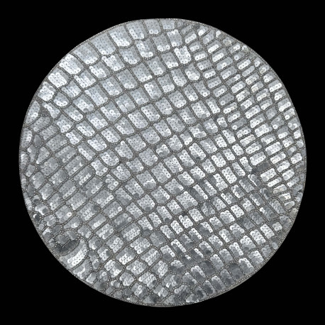 Set de table perlé Argent